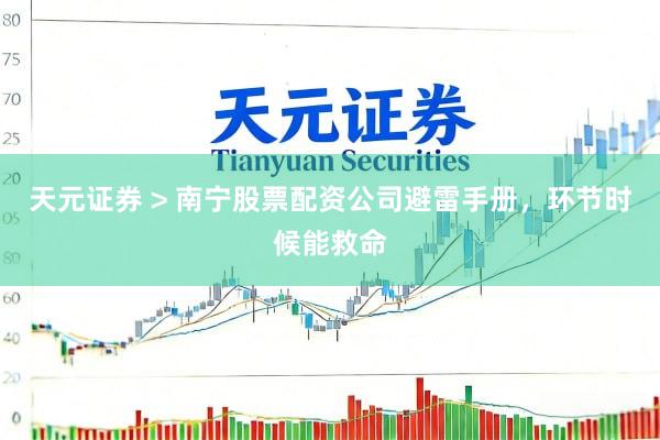 天元证券 > 南宁股票配资公司避雷手册，环节时候能救命